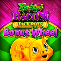 Rakin' Bacon Jackpots Bonus Wheel in Featured