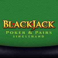 Blackjack Poker and Pairs Singlehand in TableGames