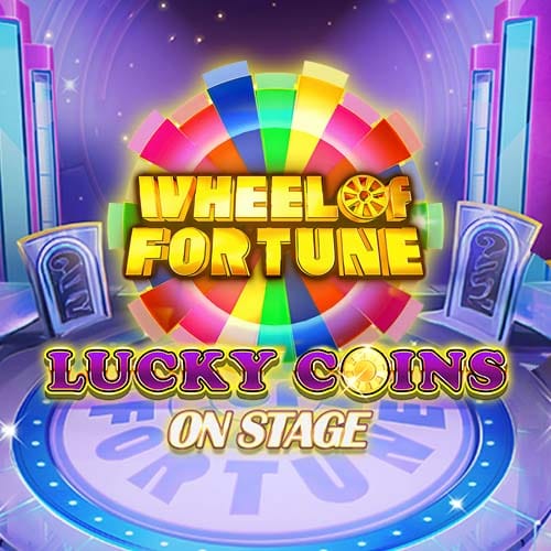 Wheel of Fortune Lucky Coins on Stage in Wheel of Fortune